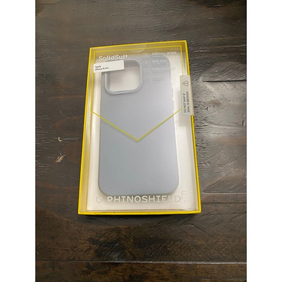 RHINOSHIELD SolidSuit iPhone 14 Pro Gray - Picture 1 of 2